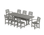La Casa Café 9-Piece Dining Set with Trestle Legs