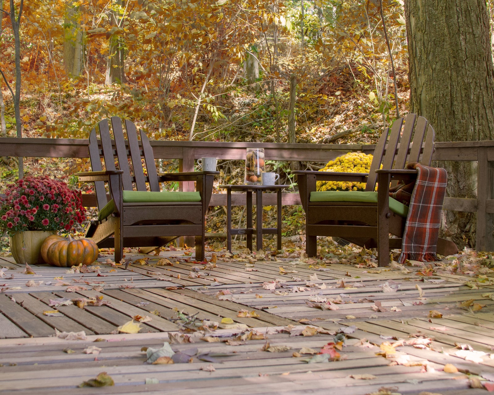 Classic Folding Adirondack 3-Piece Set