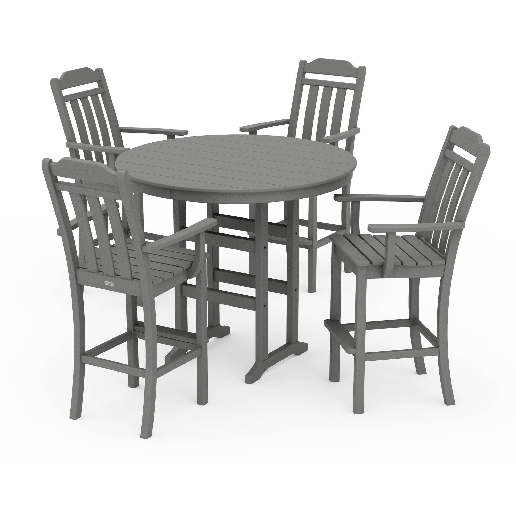 Cottage 5-Piece Round Farmhouse Bar Set