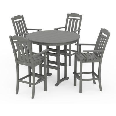 Cottage 5-Piece Round Farmhouse Bar Set