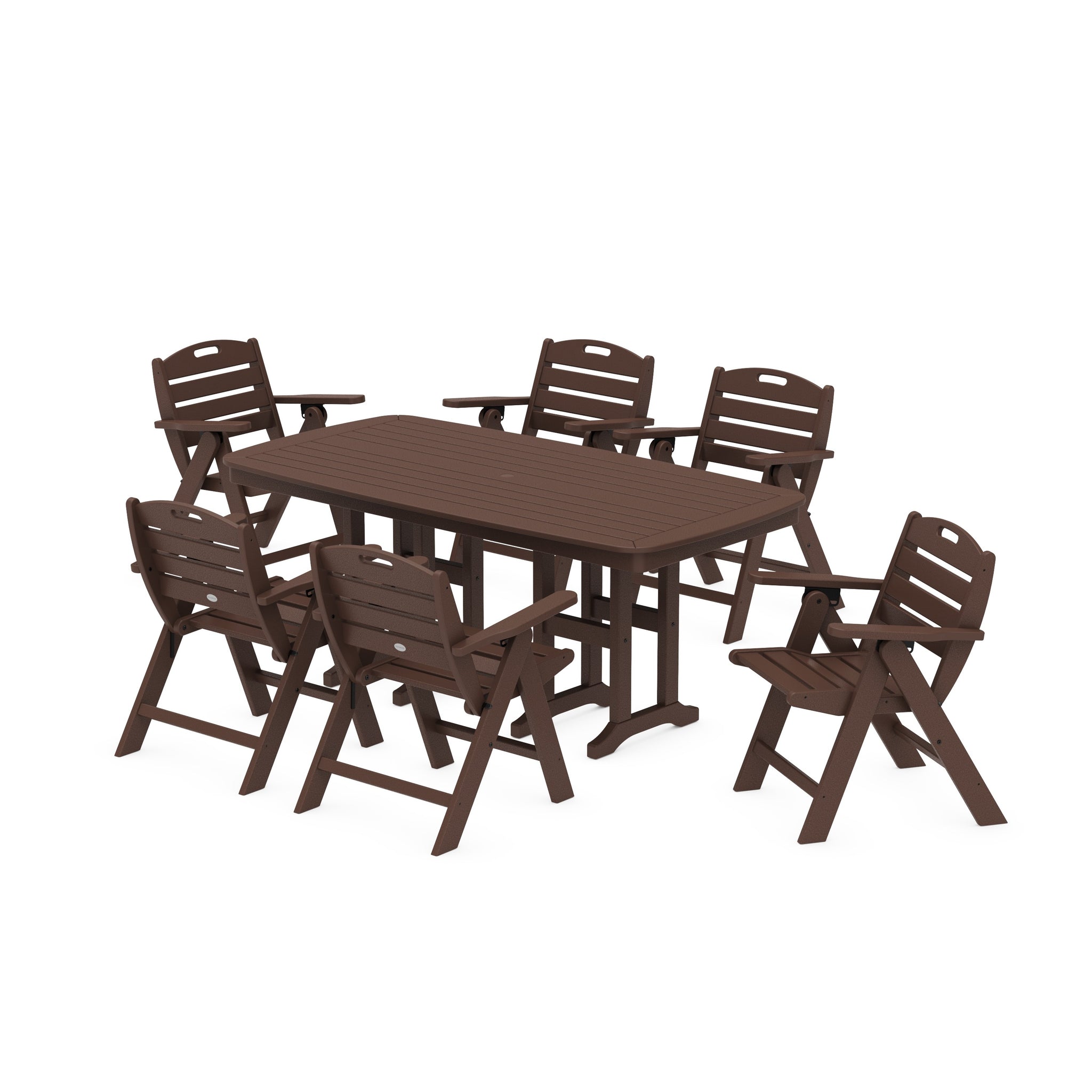 Nautical Lowback 7-Piece Dining Set