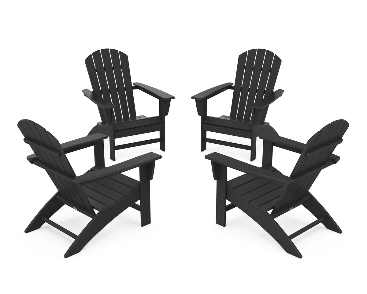 Nautical 4-Piece Adirondack Conversation Set