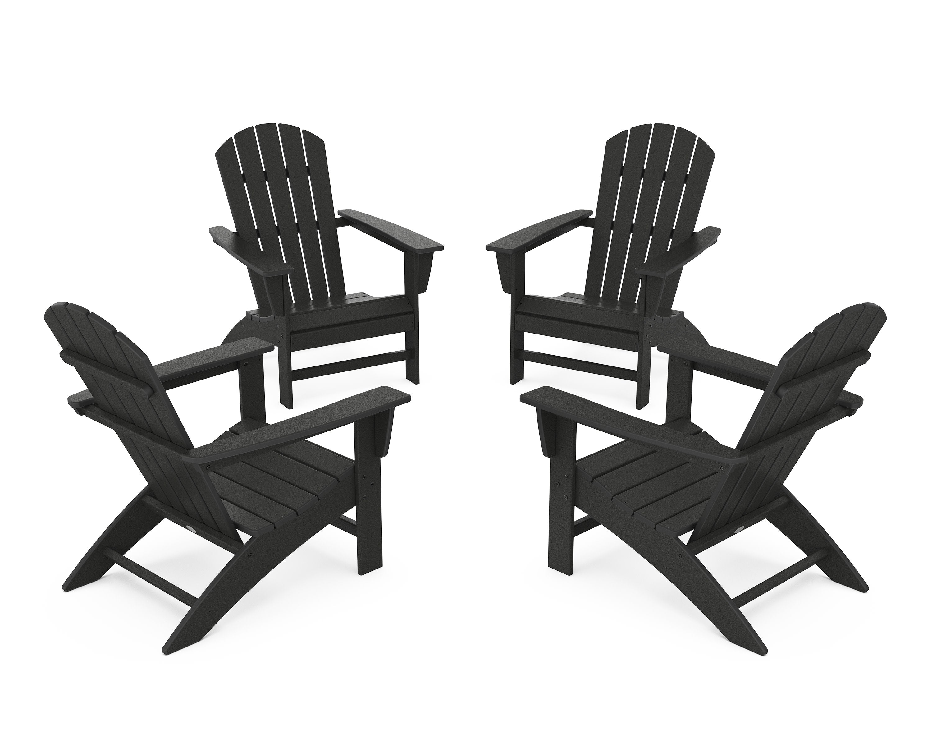 Nautical 4-Piece Adirondack Conversation Set