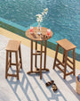 Modern Studio Bar Stool 3-Piece Bistro Set