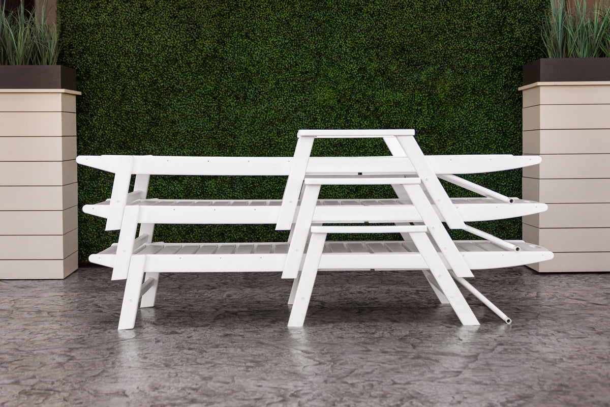 Nautical Chaise with Arms