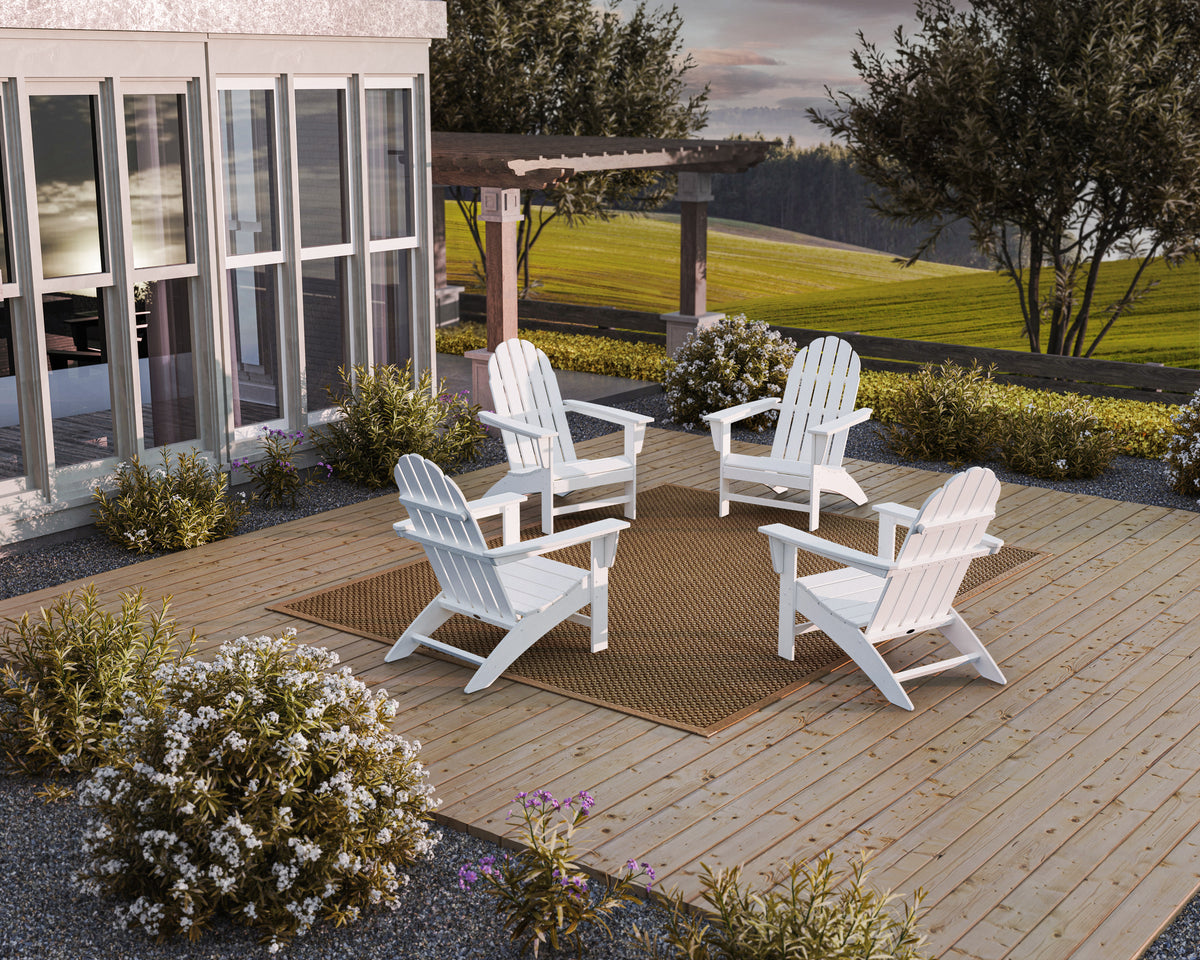 Vineyard 4-Piece Adirondack Conversation Set