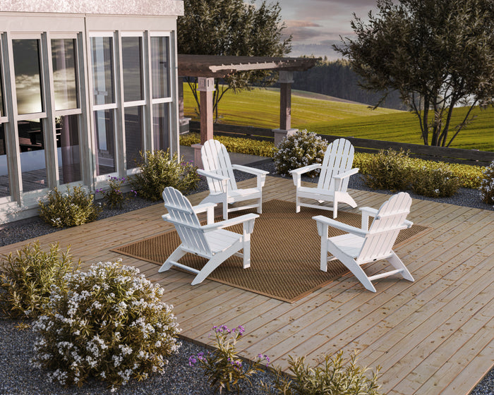 Vineyard 4-Piece Adirondack Conversation Set