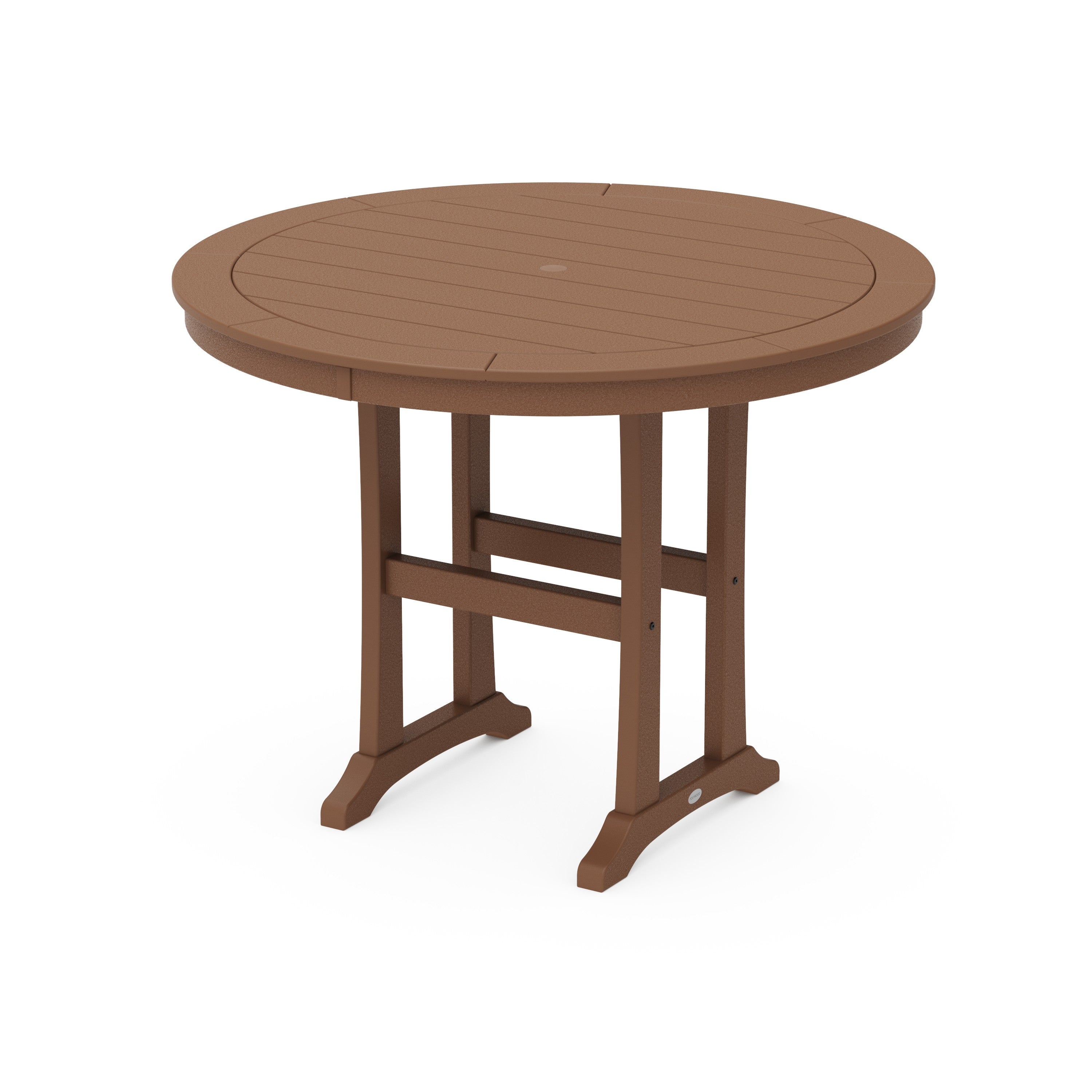 Nautical Trestle 48" Round Counter Table