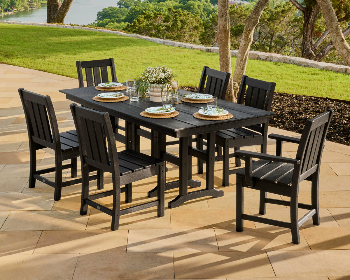 Oxford 7-Piece Farmhouse Dining Set