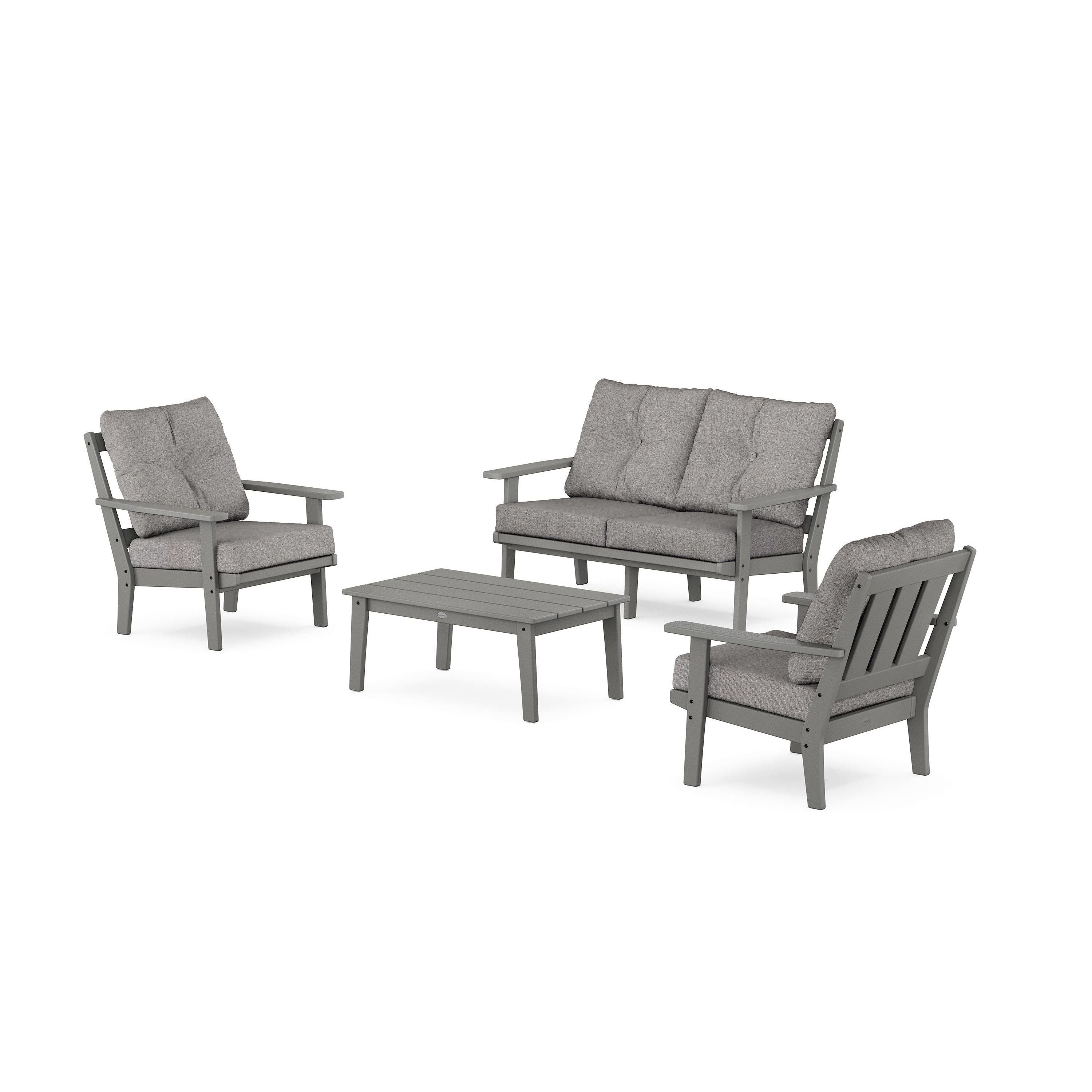Oxford 4-Piece Deep Seating Set with Loveseat