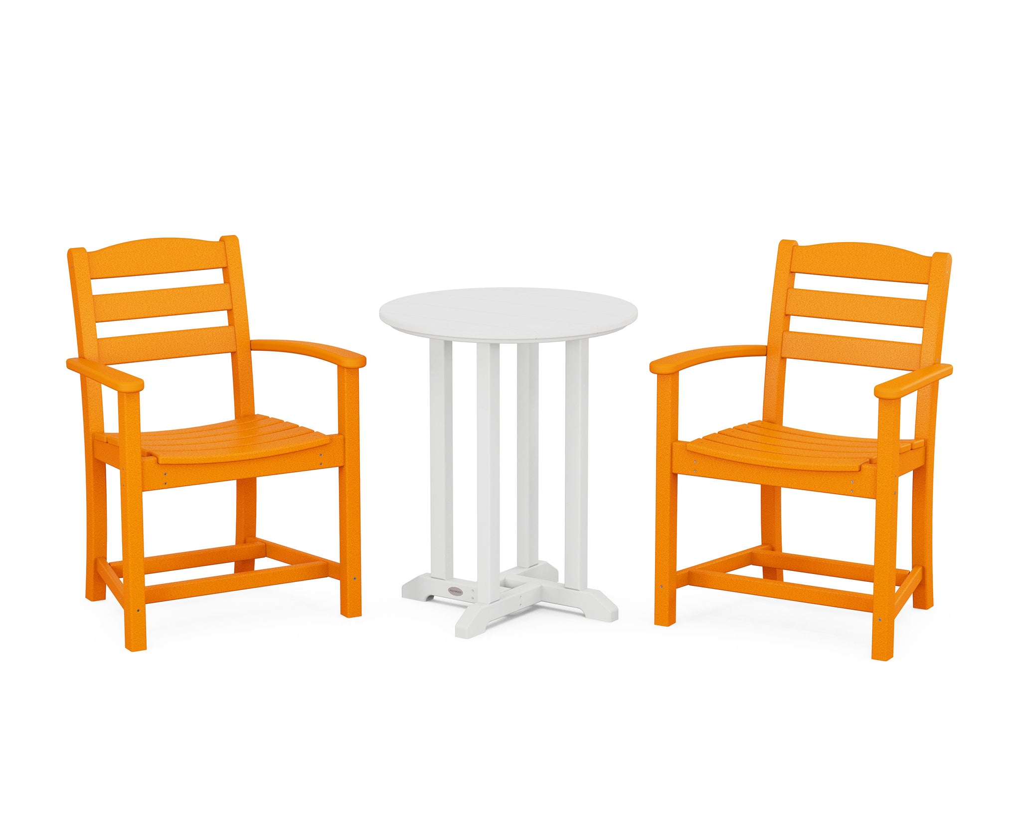 La Casa Café 3-Piece Round Bistro Dining Set