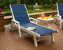 Coastal Chaise with Wheels