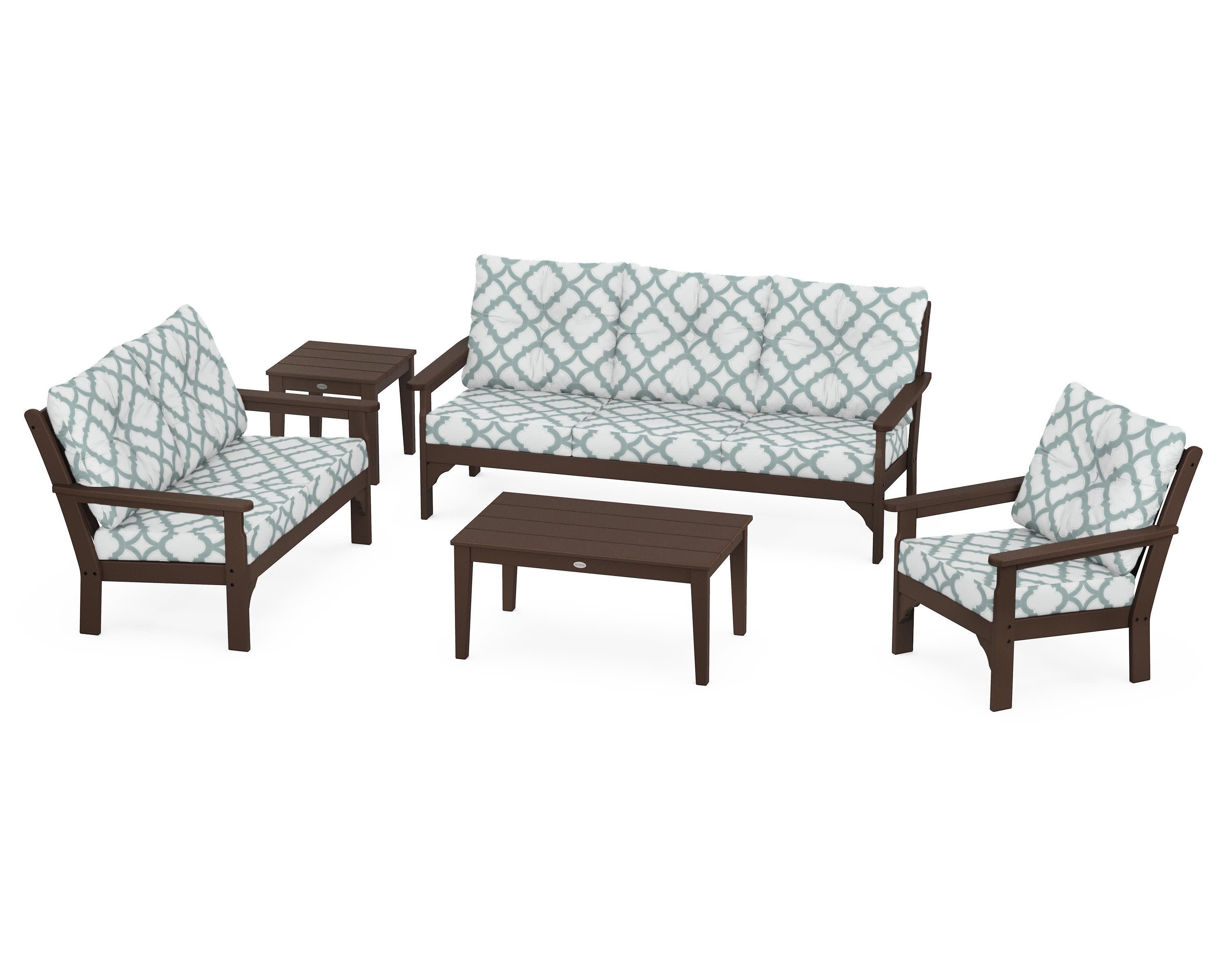 Vineyard 5 Piece Deep Seating Set