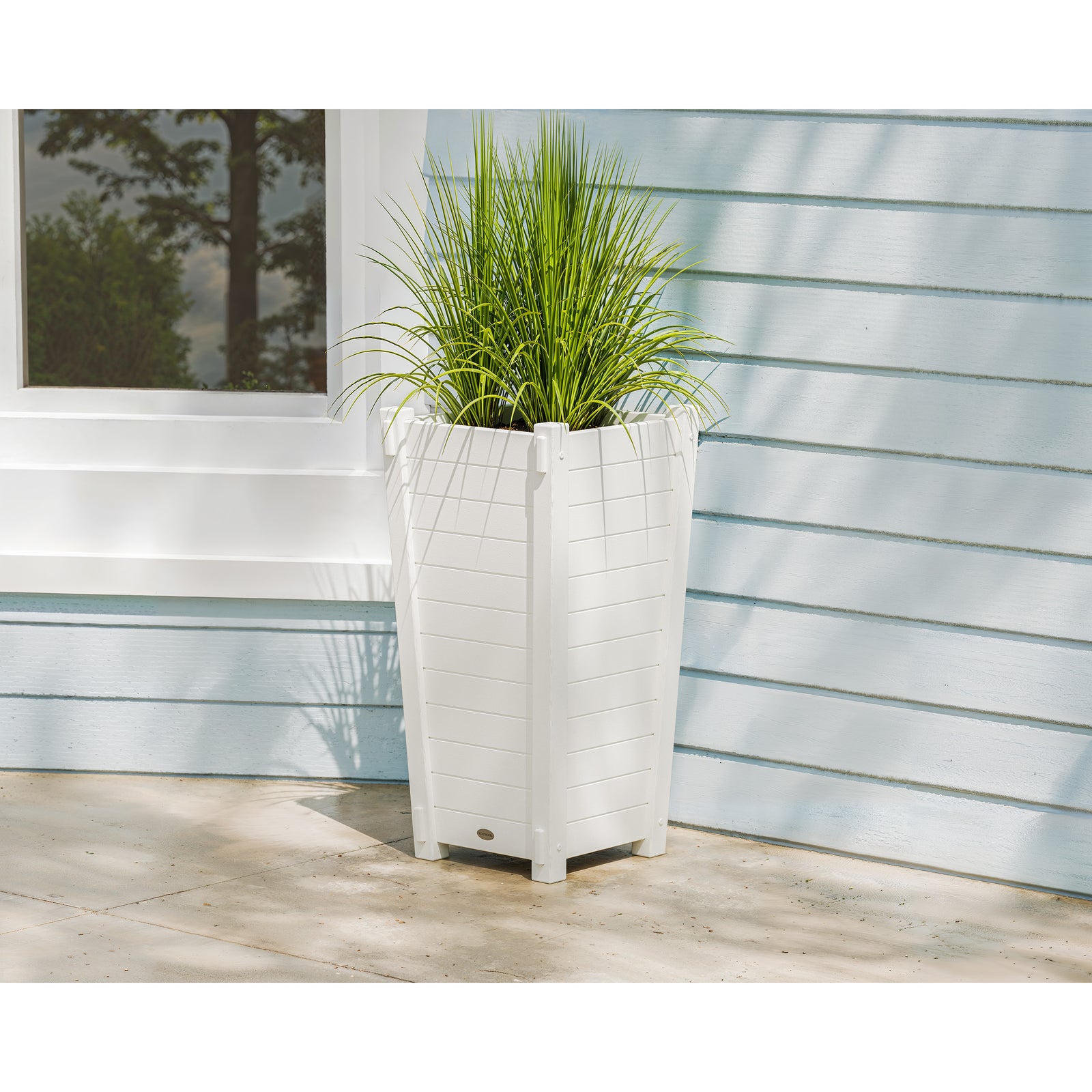 Nautical Tapered Square Planter Box