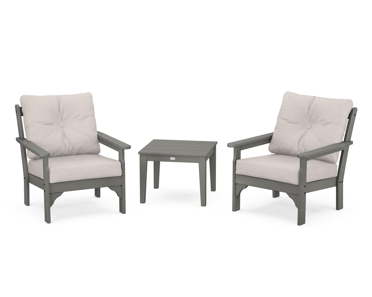 Vineyard 3-Piece Deep Seating Set
