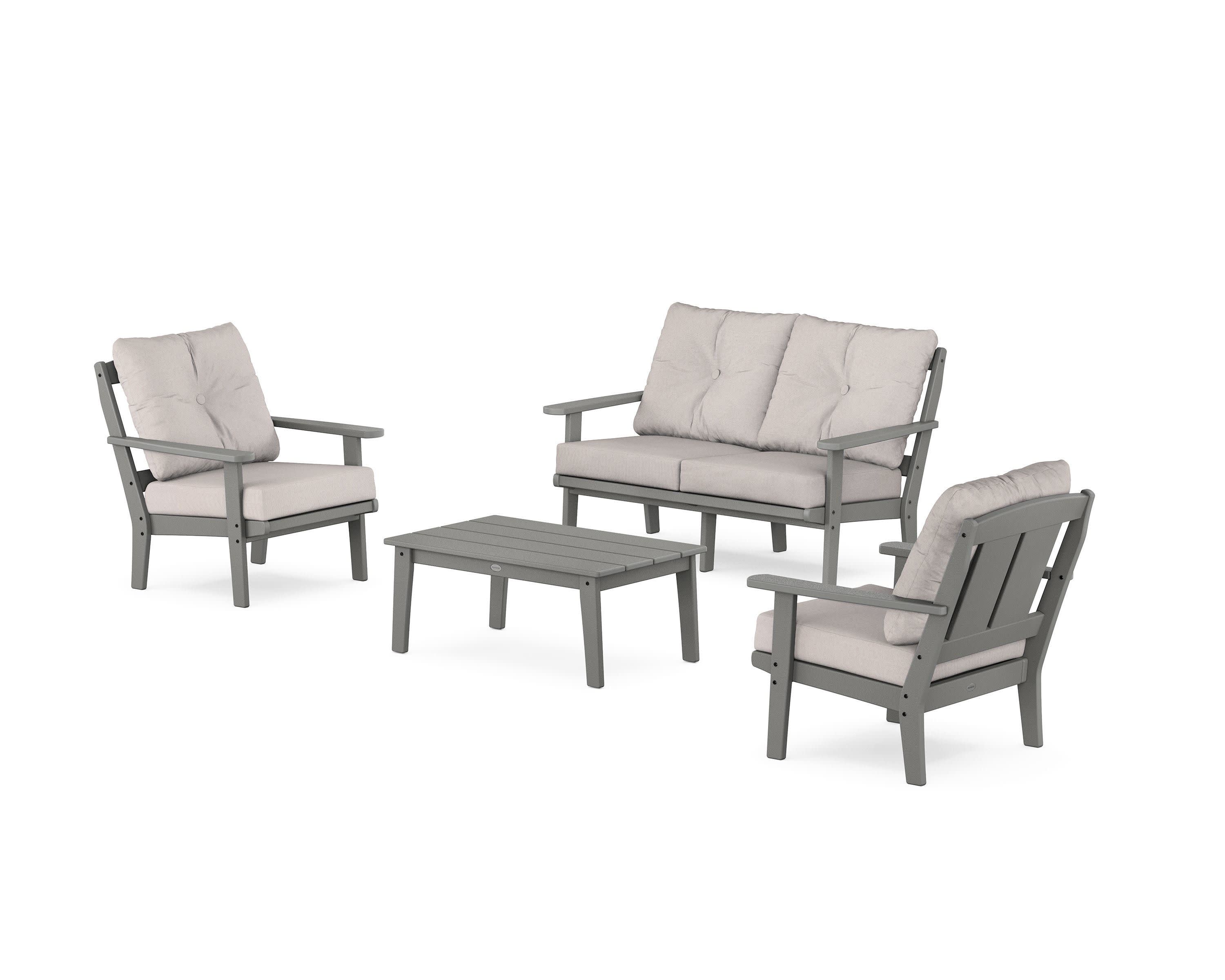 Mission 4-Piece Deep Seating Set with Loveseat