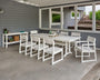 EDGE 9-Piece Farmhouse Dining Set with Trestle Legs