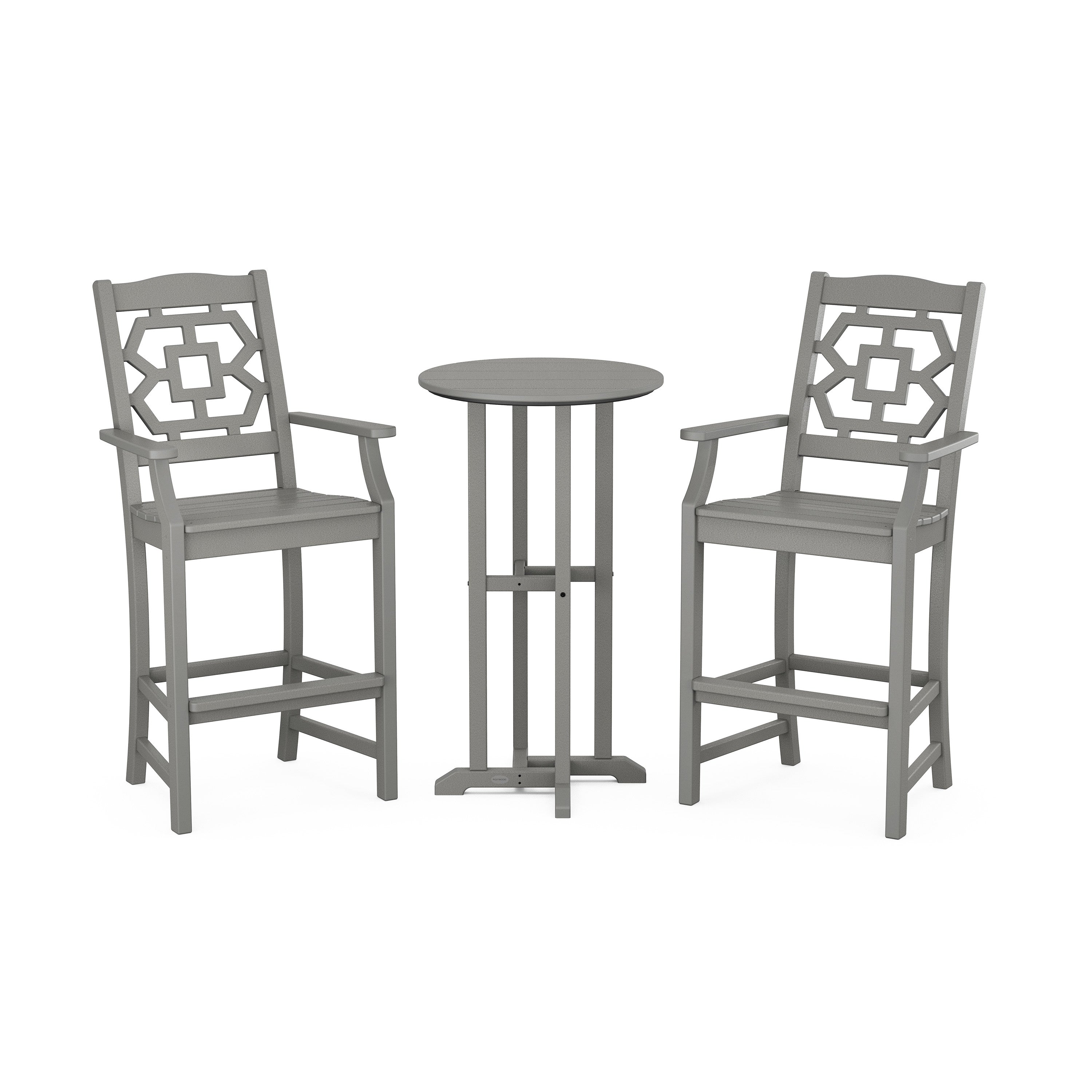 Chinoiserie 3-Piece Farmhouse Bar Set