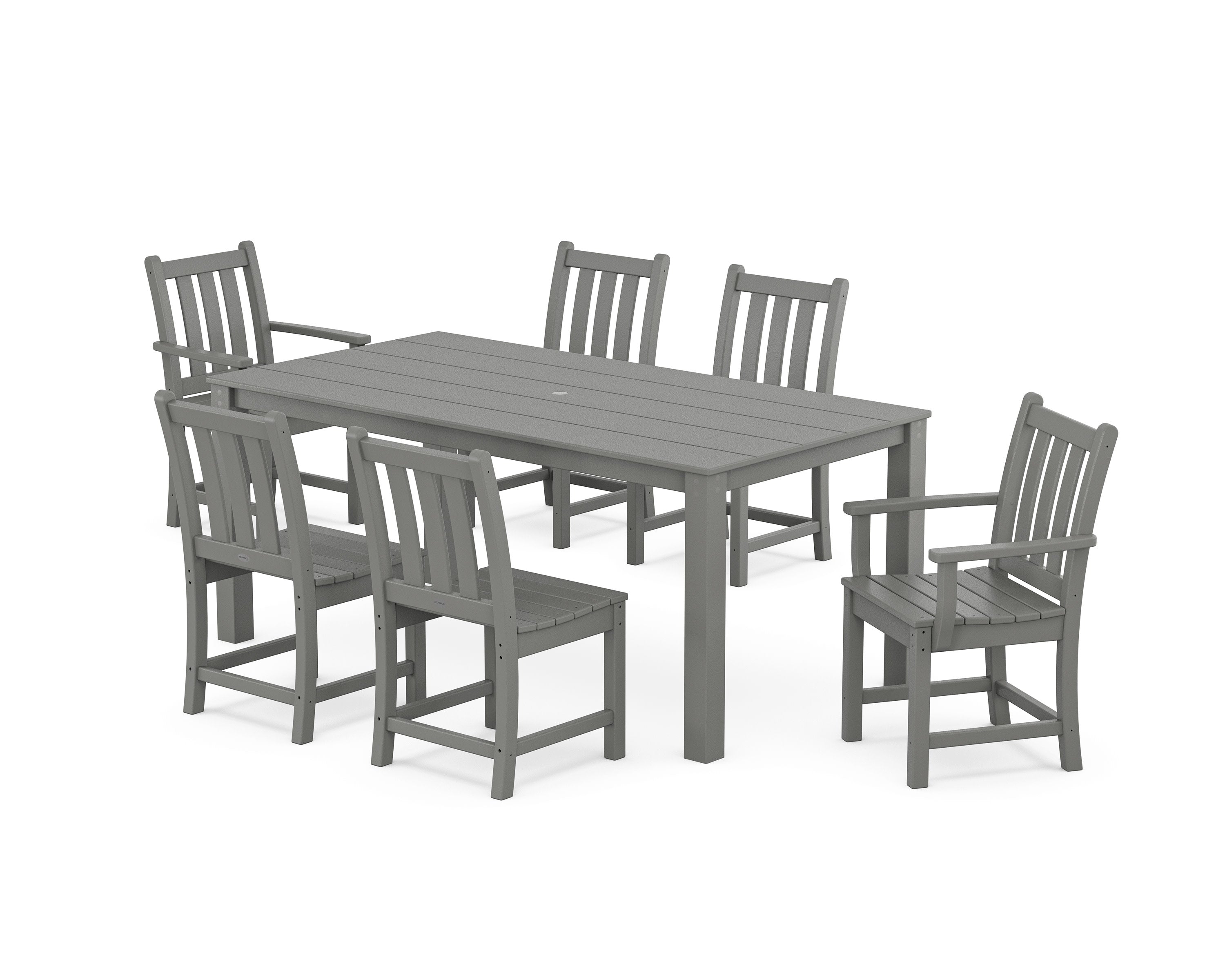 Traditional Garden 7-Piece Parsons Dining Set