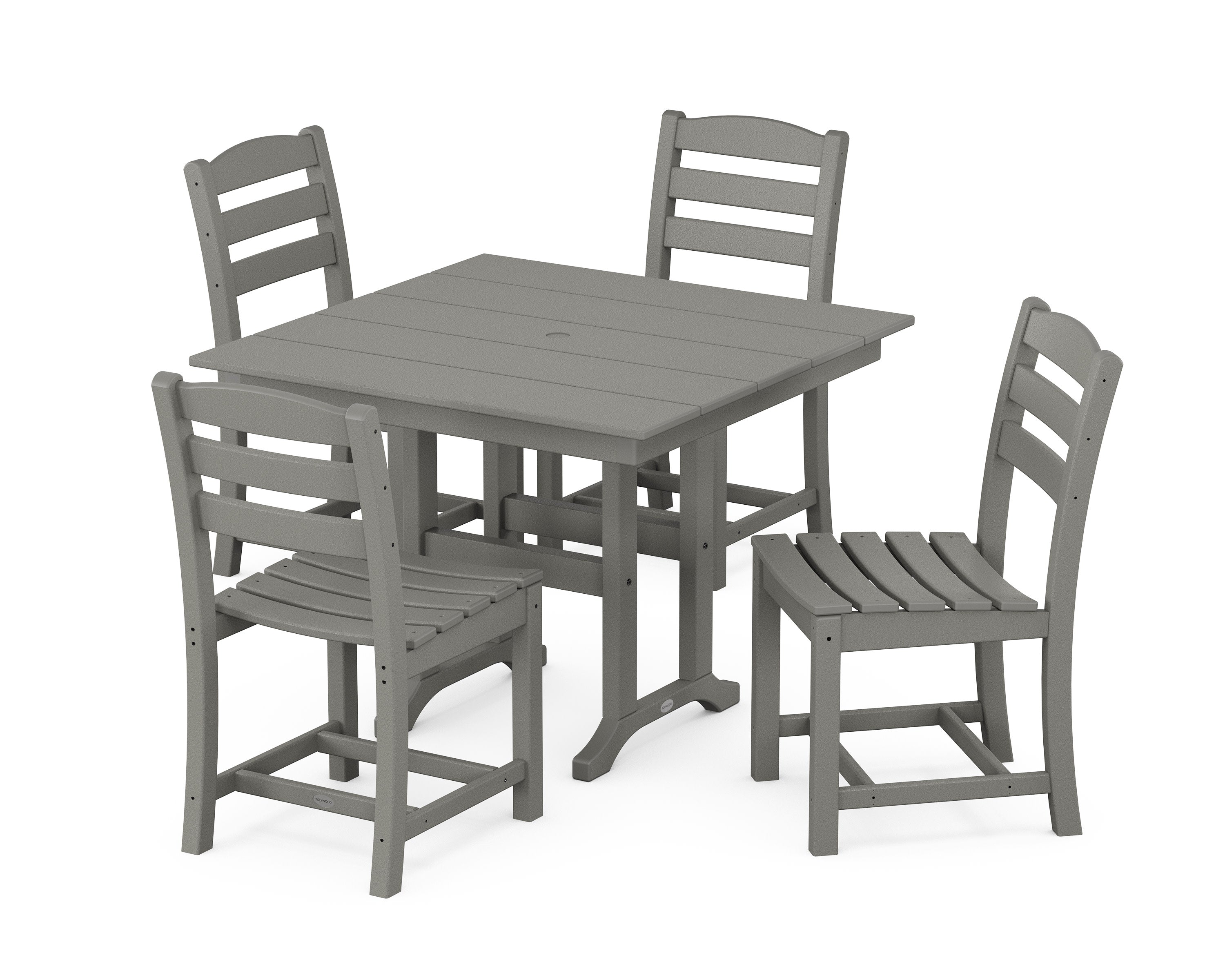 La Casa Café Side Chair 5-Piece Farmhouse Dining Set