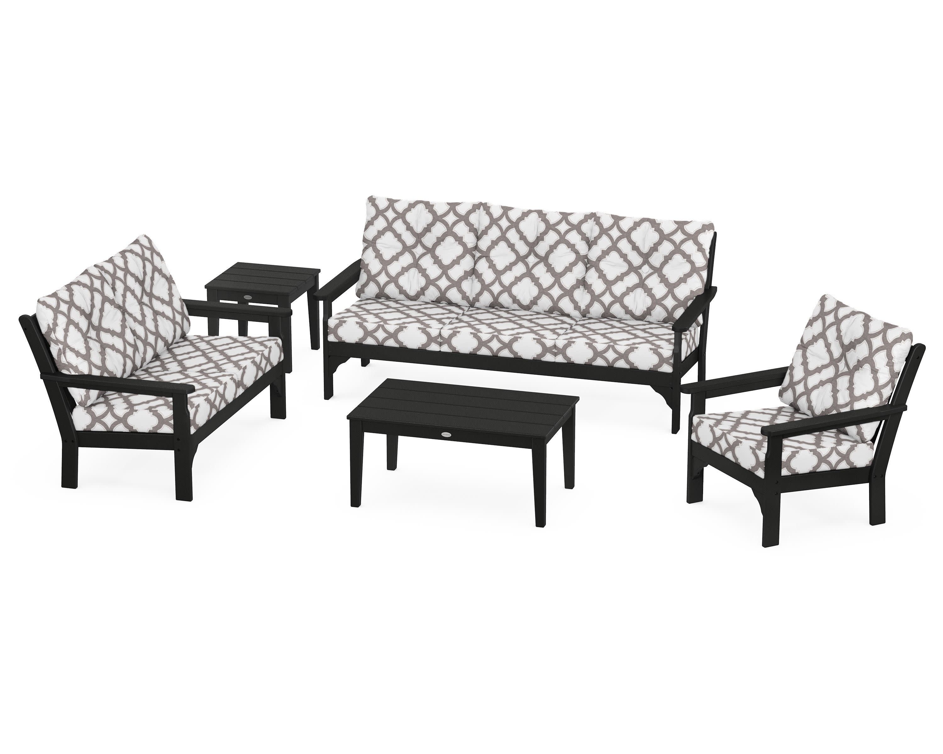 Vineyard 5 Piece Deep Seating Set