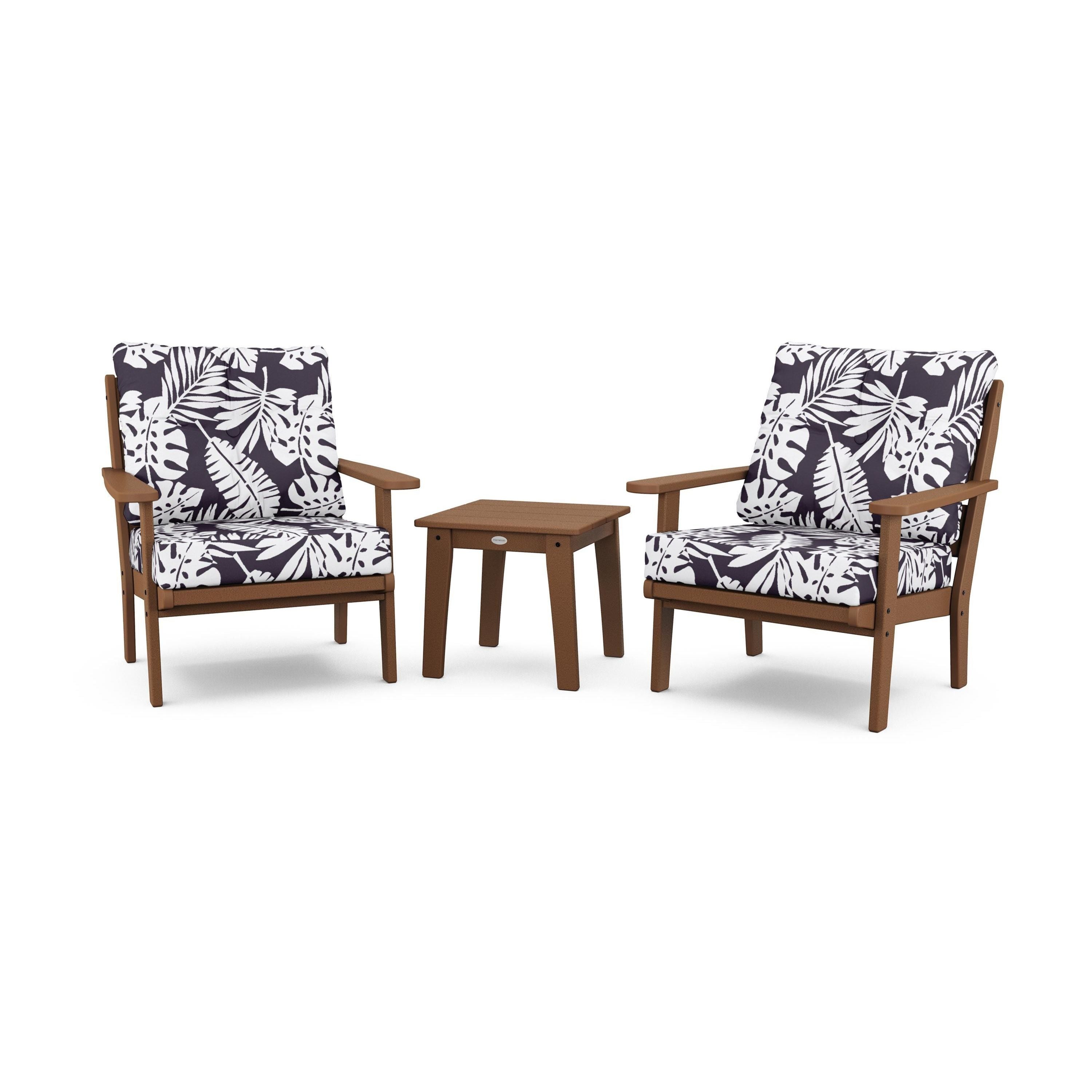 Lakeside 3-Piece Deep Seating Chair Set