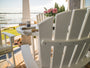 Nautical Curveback Adirondack 5-Piece Round Trestle Bar Set
