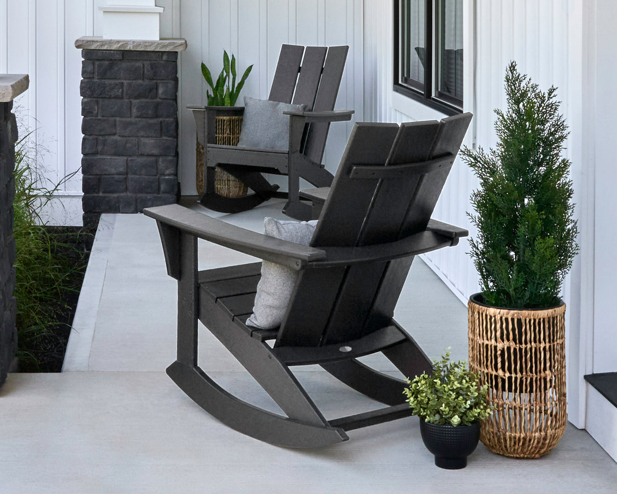 Adirondack Polywood Rockers On Sale Pottery Barn Adirondack X