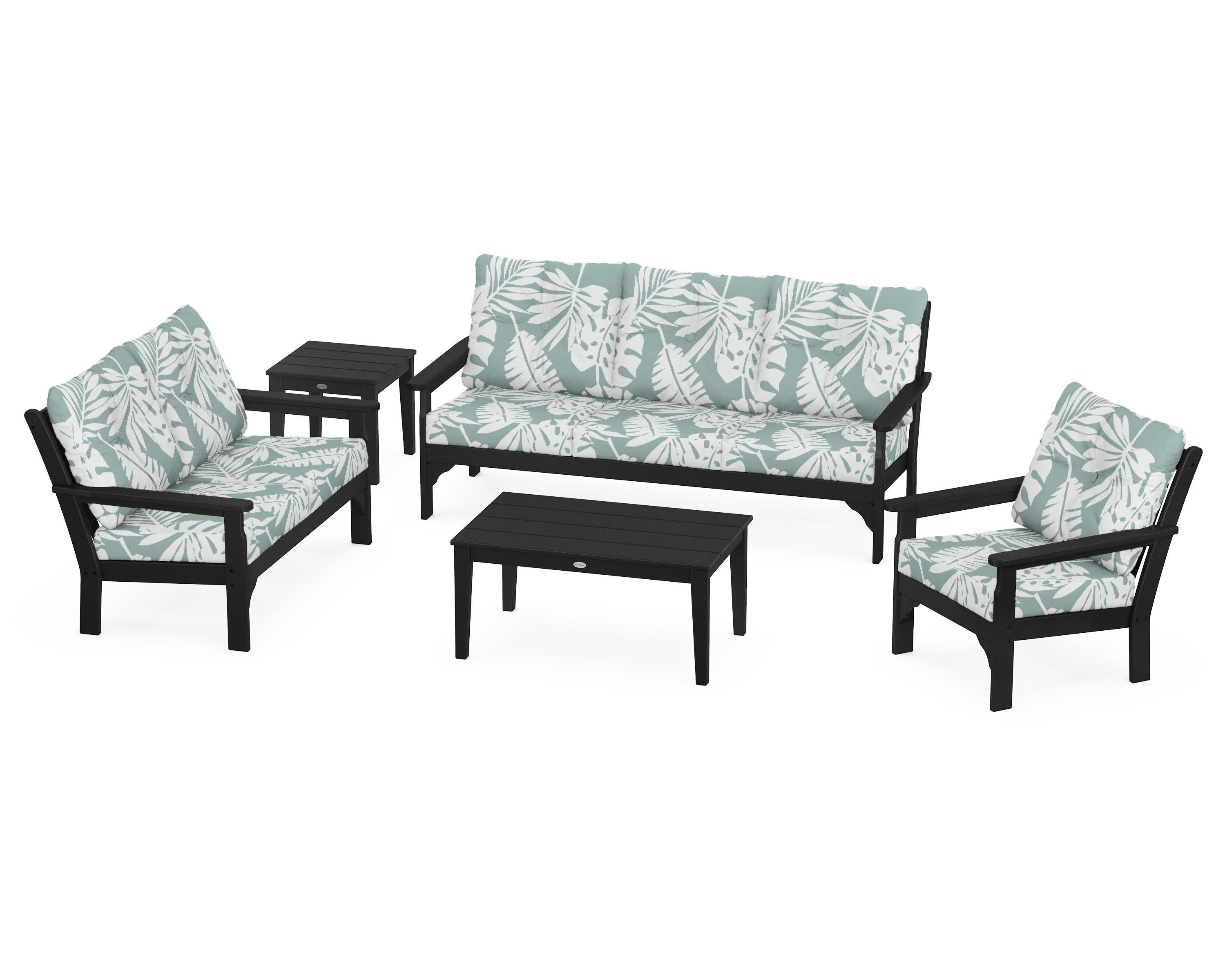 Vineyard 5 Piece Deep Seating Set