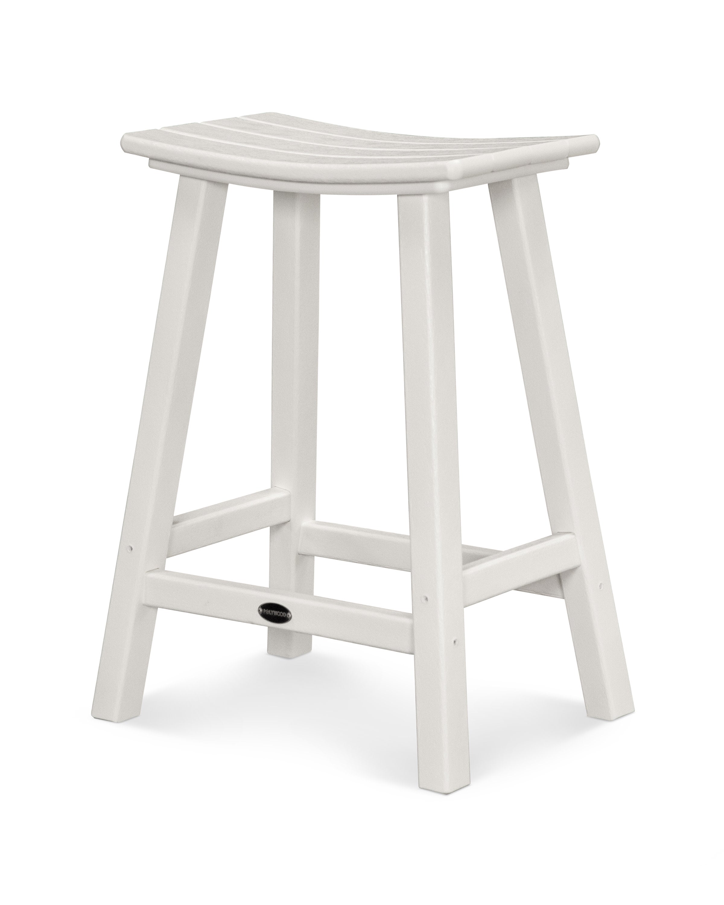 Traditional 24" Saddle Counter Stool