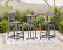 Modern Studio Plaza Bar Chair 3-Piece Bistro Set
