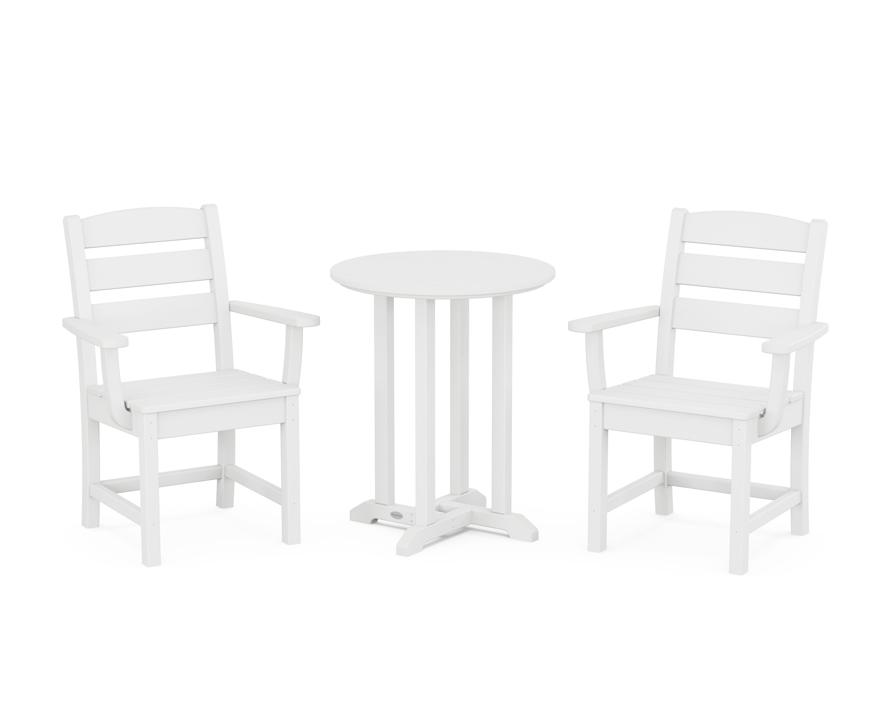 Lakeside 3-Piece Round Bistro Dining Set