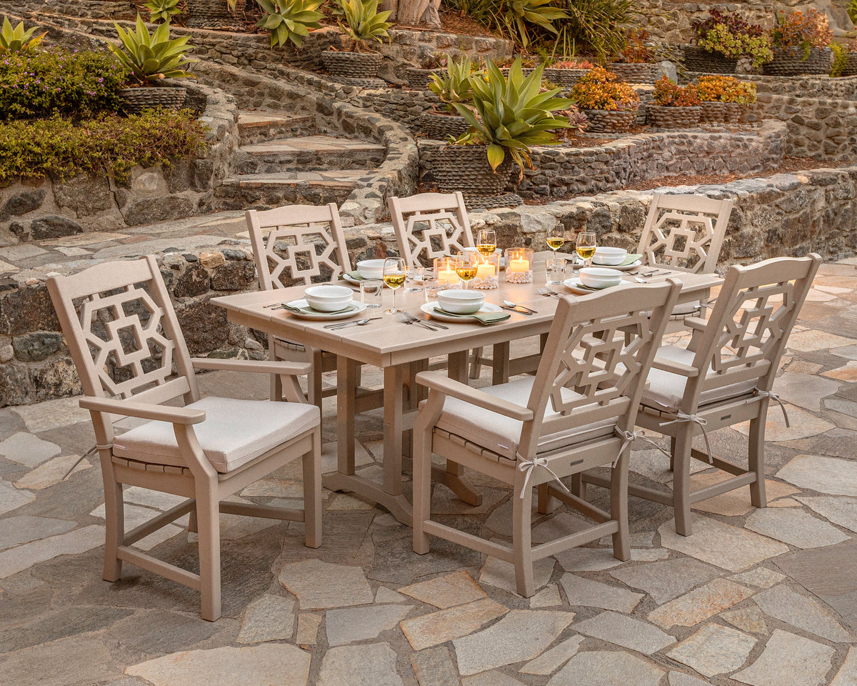 Polywood Farmhouse Outdoor Dining Chairs Outdoor Dining Set