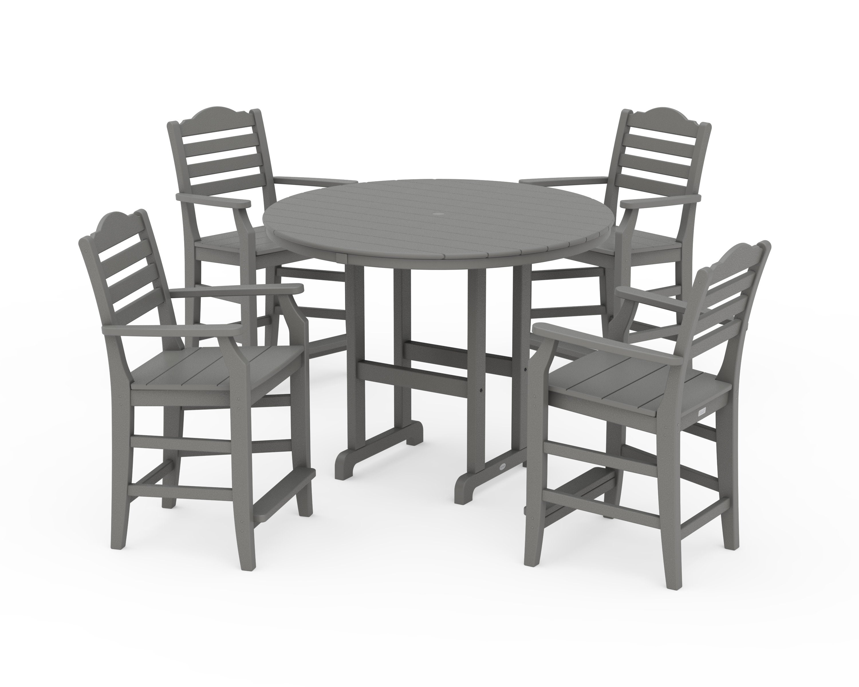 Savannah 5-Piece Round Farmhouse Counter Set