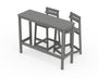 Modern Studio Plaza Lowback Bar Chair 3-Piece Balcony Set