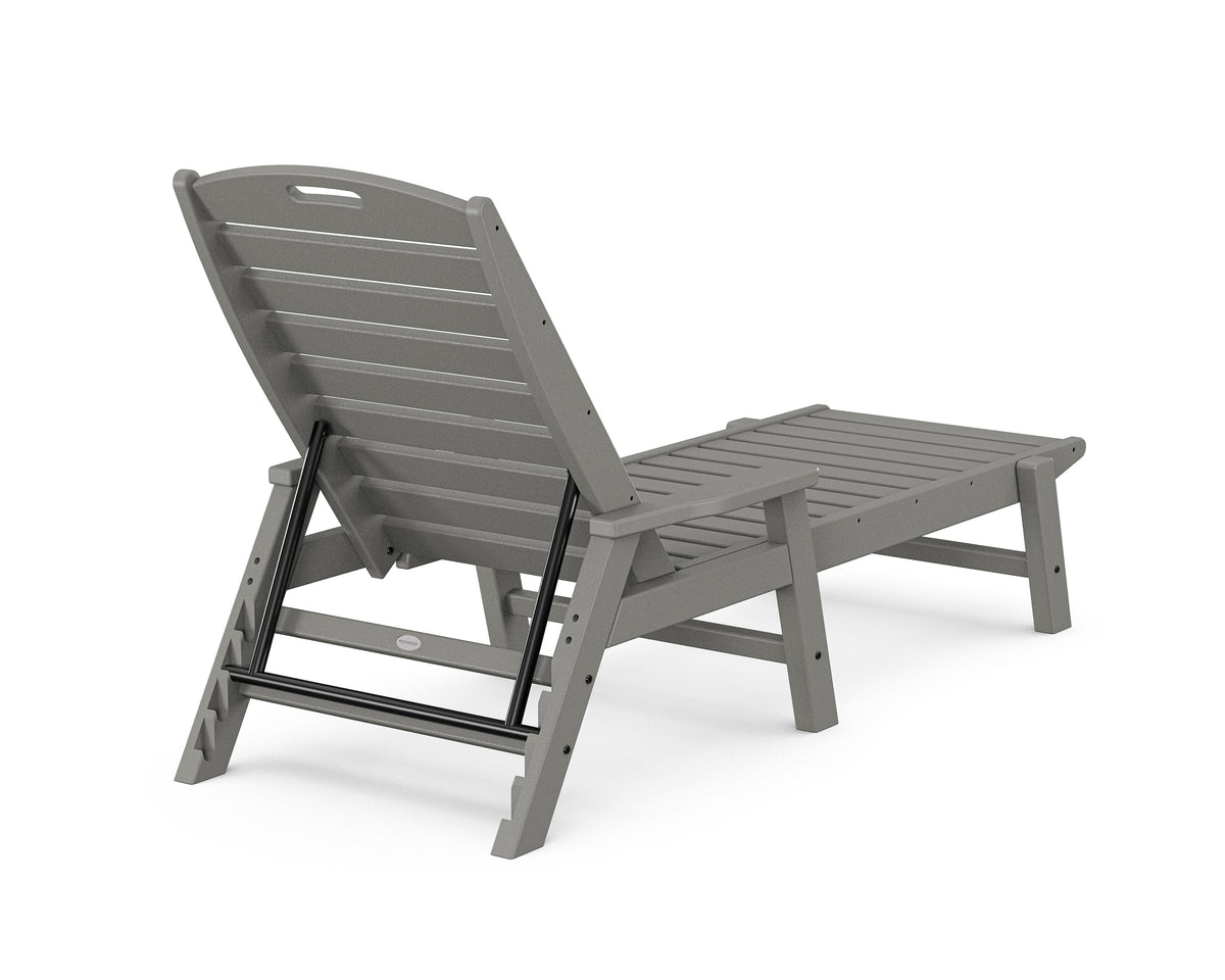 Nautical Chaise with Arms