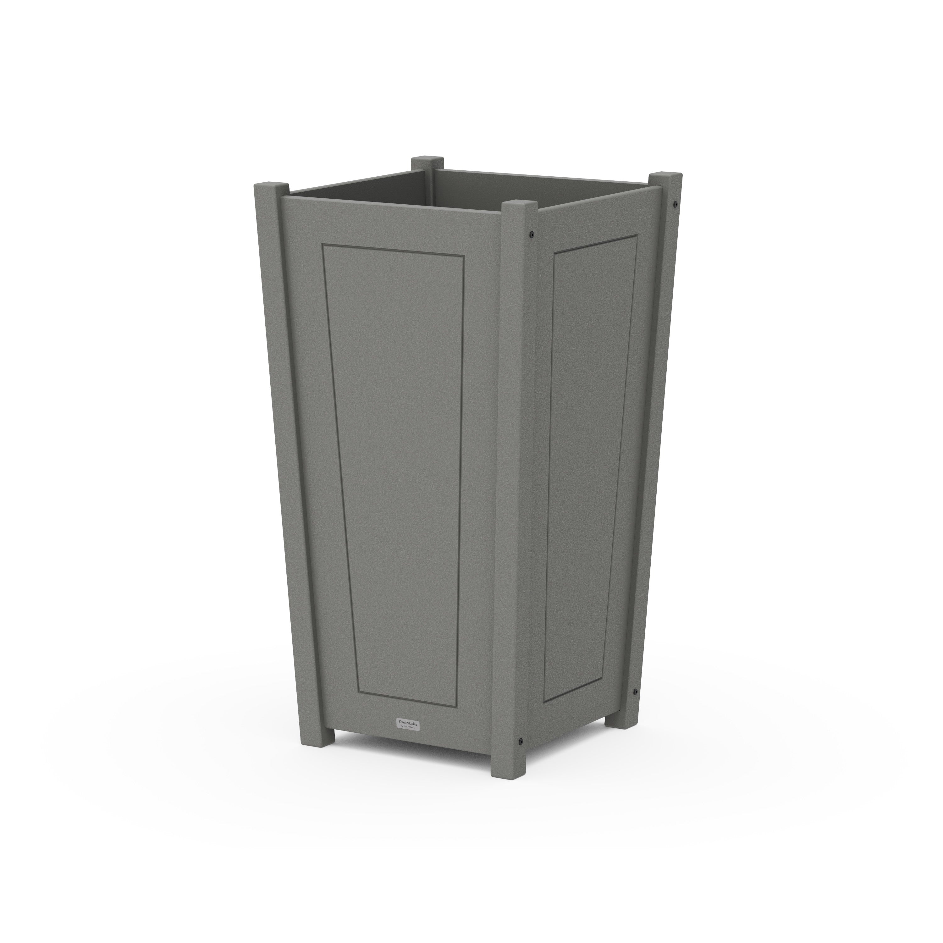 Country Living Large Tapered Square Tall Planter Box - Thumbnail 4