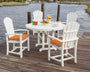 Palm Coast 5-Piece Round Farmhouse Dining Set
