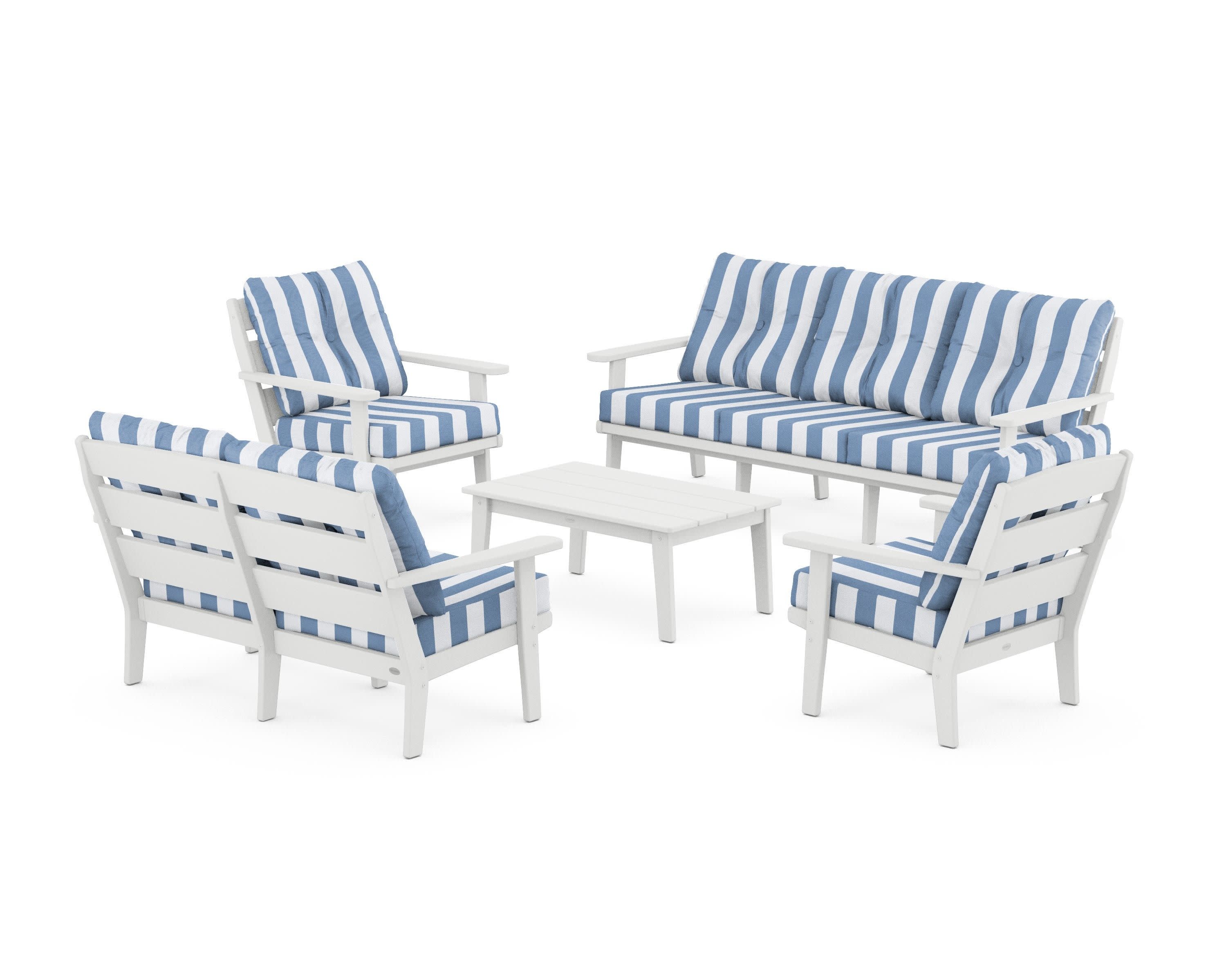 Lakeside 5-Piece Lounge Sofa Set