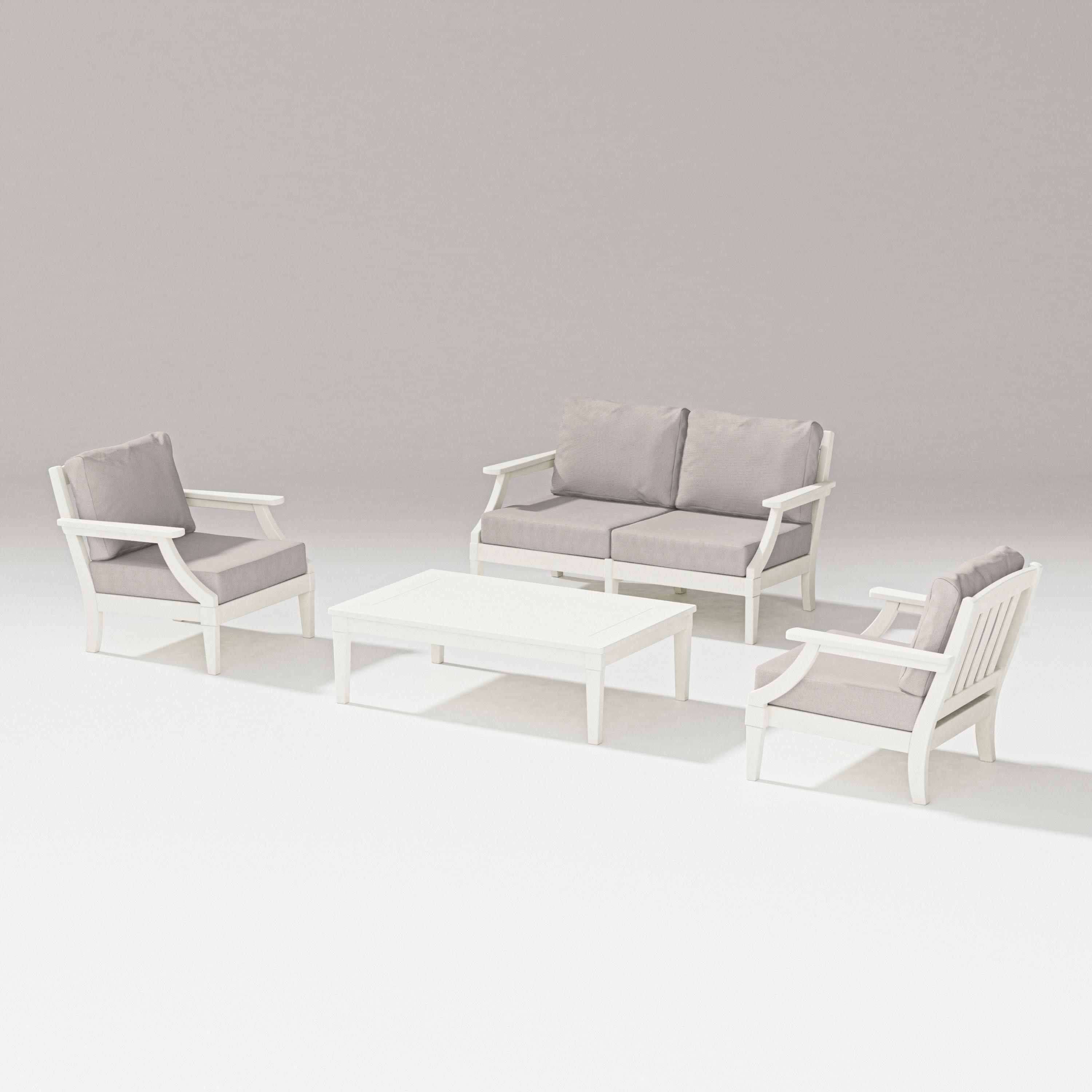 Estate Lounge 4-Piece Loveseat Set