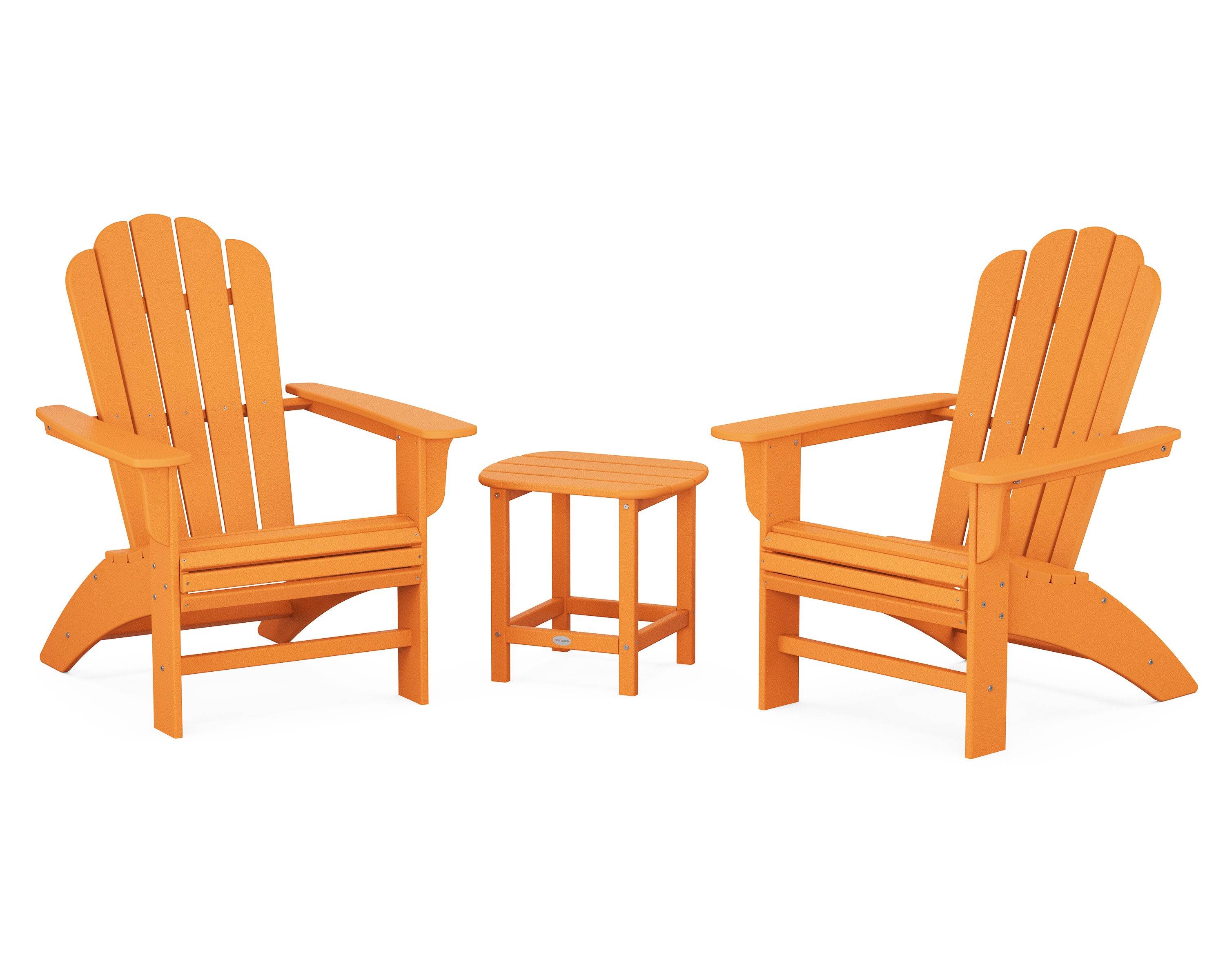 Cottage Curveback Adirondack Chair 3-Piece Set