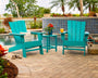 Wave 3-Piece Adirondack Chair Set