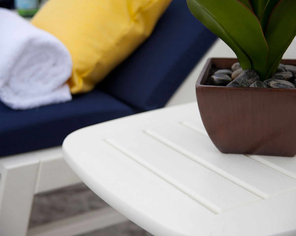 Nautical Chaise with Wheels
