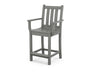 Traditional Garden Counter Arm Chair