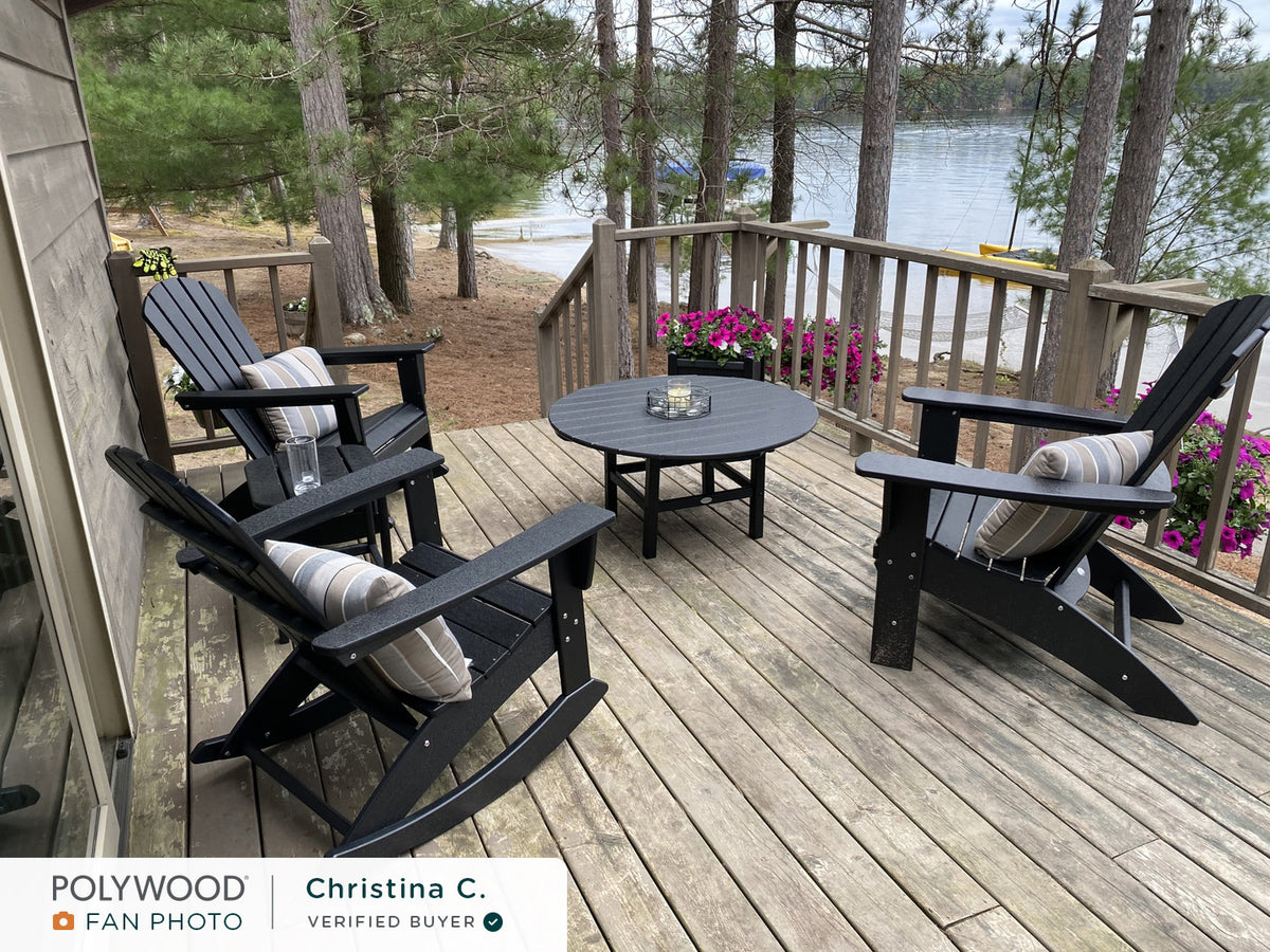Nautical Adirondack Rocking Chair