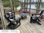 Nautical Adirondack Rocking Chair