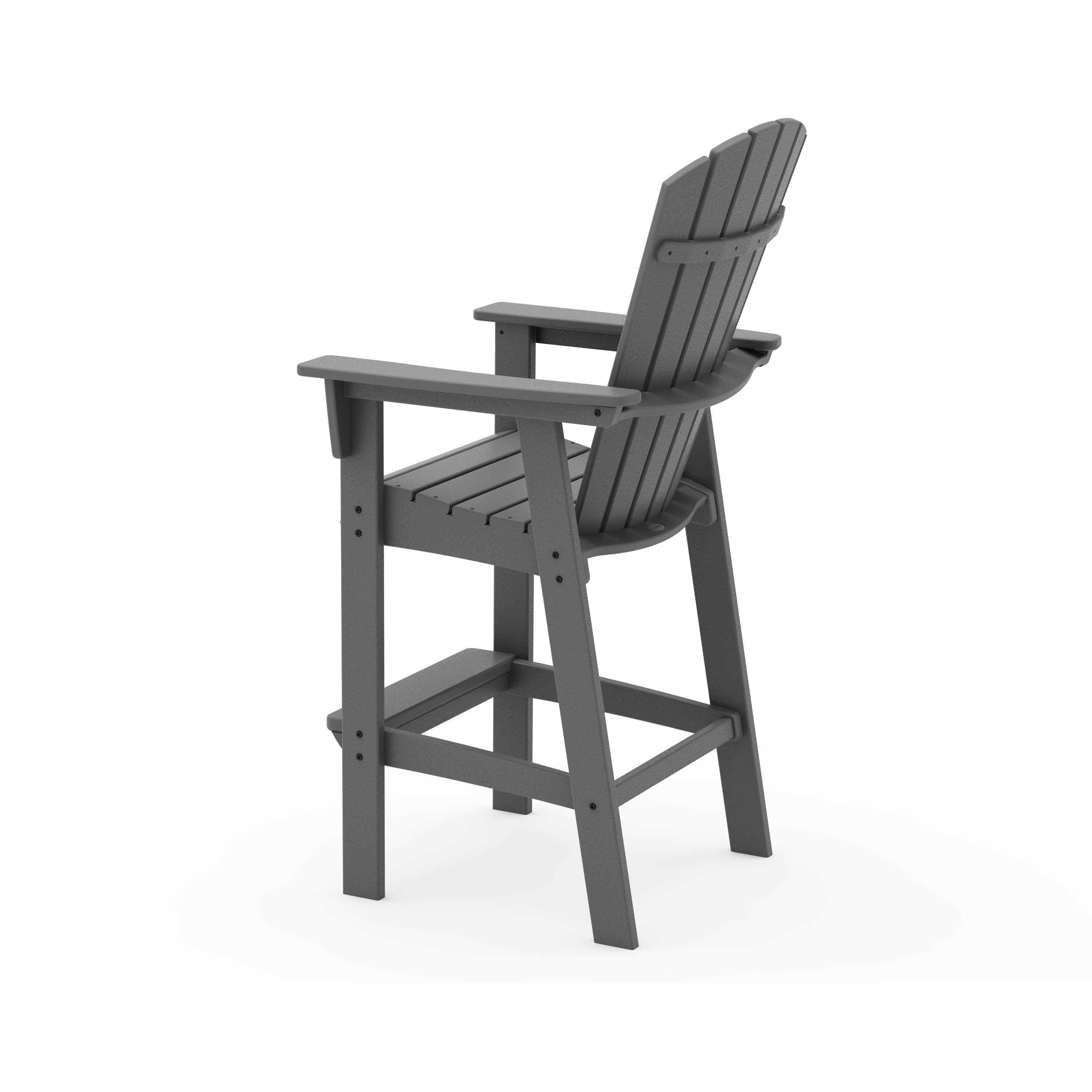 Nautical Curveback Adirondack Bar Chair
