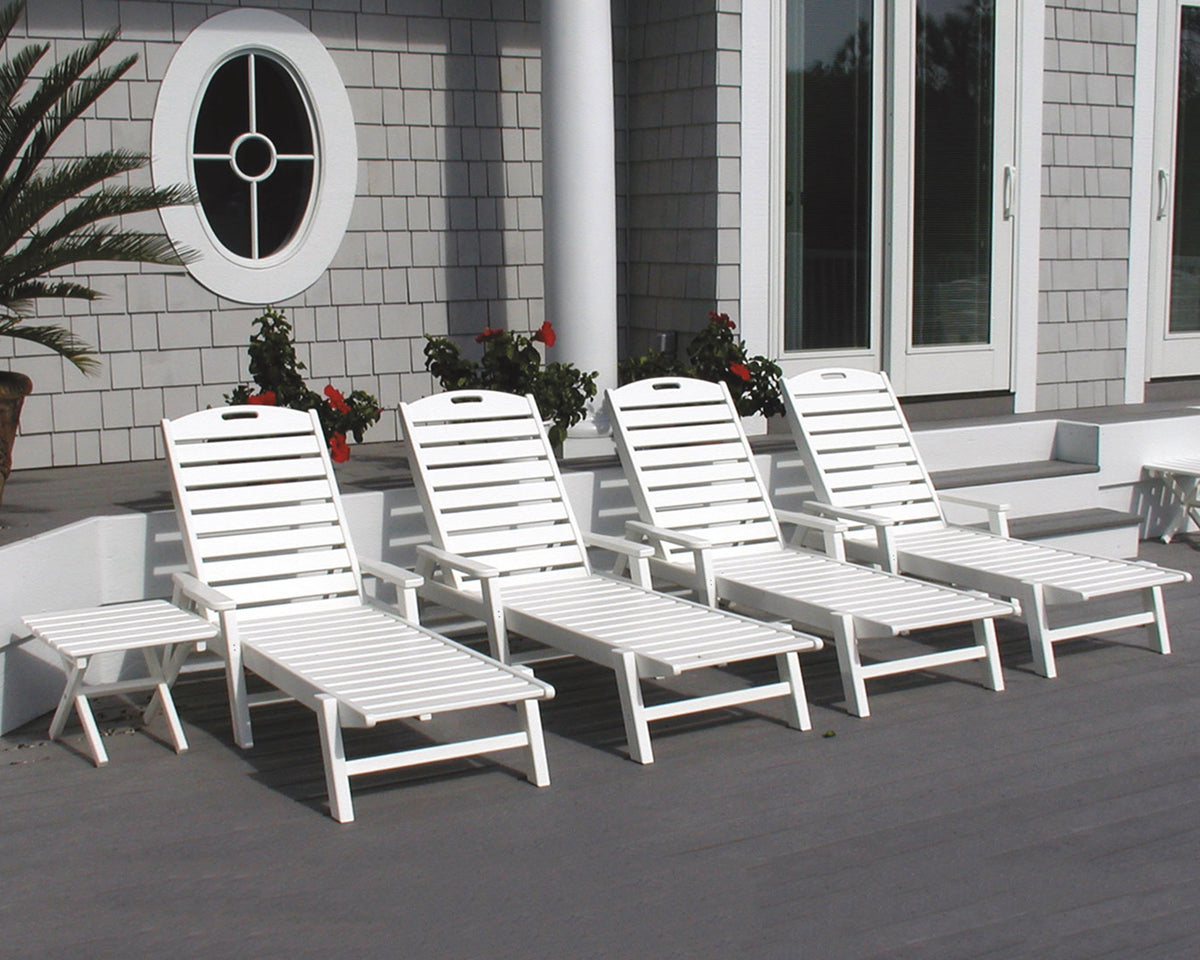 Nautical Chaise with Arms