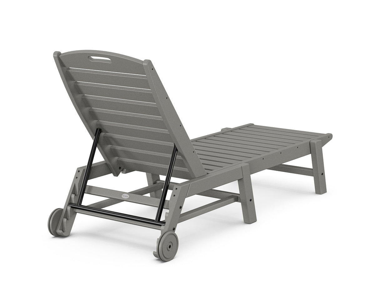 Nautical Chaise with Wheels