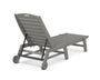 Nautical Chaise with Wheels